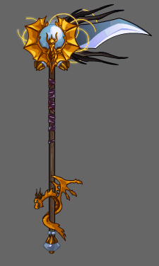 DragonFable Scythe of the Water Dragon